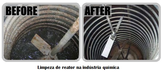 Limpeza de reator é com a FLOWEX - www.FLOWEX.com.br