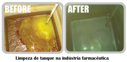 Limpeza de tanque farmacêutico é com a FLOWEX - www.FLOWEX.com.br