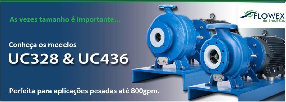 Bombas Magnéticas Revestidas UC é na FLOWEX - www.flowex.com.br