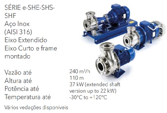 Bomba e-SHE SHS Lowara é na FLOWEX - www.FLOWEX.com.br