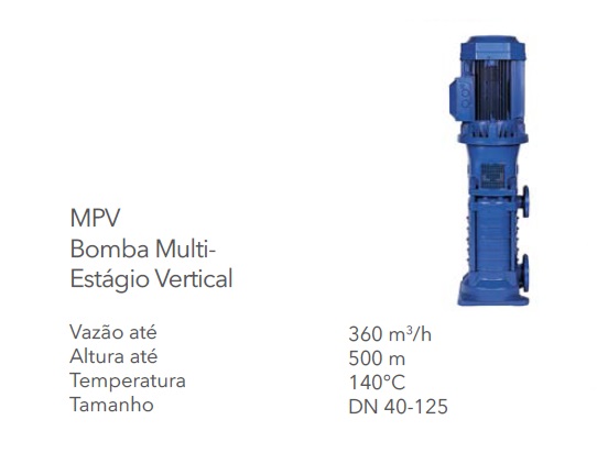 Bomba Multi Estagio MPV Lowara é na FLOWEX - www.FLOWEX.com.br