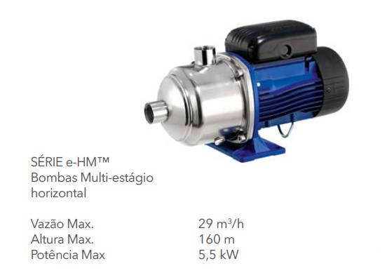 Bomba Multi Estagio eHM Lowara é na FLOWEX - www.FLOWEX.com.br