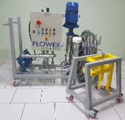 Skid de Lavagem e descontaminação é na FLOWEX - www.FLOWEX.com.br